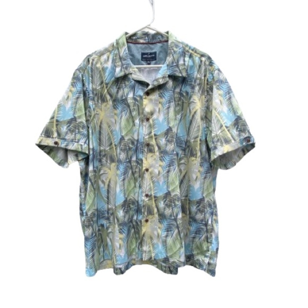 MEN’S Oversized Tropical Shirt 100% Cotton Size XXL - Picture 2 of 7
